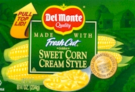 Del Monte Sweet Corn, Cream Style